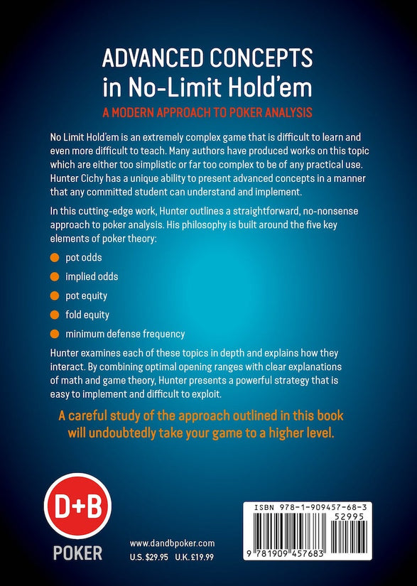 Advanced Concepts in No-Limit Hold'em Advanced Concepts in No-Limit Hold'em