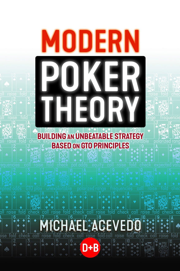 Modern Poker Theory book and ebook: front cover Modern Poker Theory book and ebook: front cover