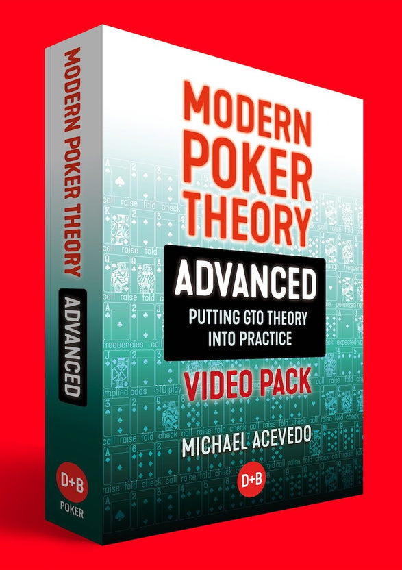 Modern Poker Theory book and ebook: front cover Modern Poker Theory book and ebook: front cover