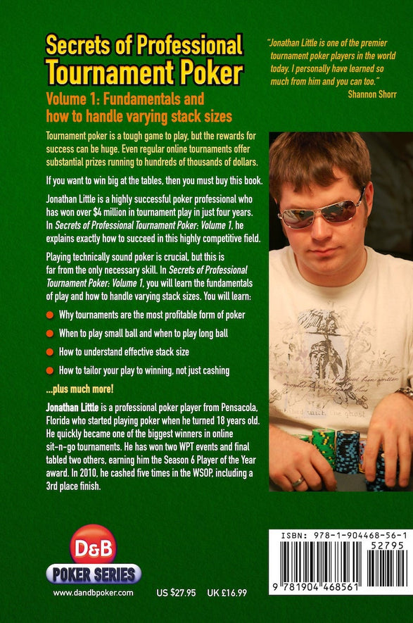 Book - Secrets Of Professional Tournament Poker, Volume 1 Book - Secrets Of Professional Tournament Poker, Volume 1