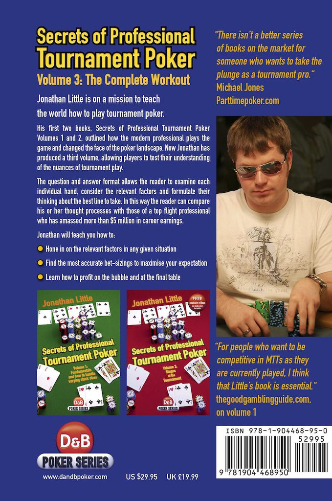 Secrets of Professional Tournament Poker, Volume 3 D&B Poker Books