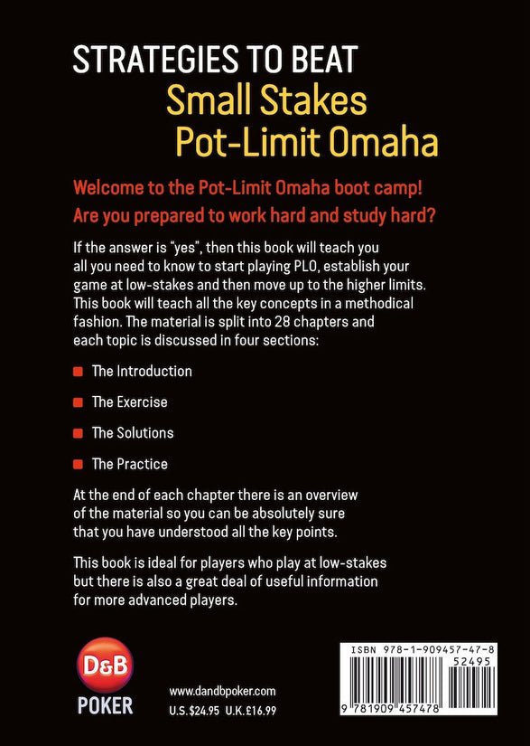 Book - Strategies To Beat Small Stakes Pot-Limit Omaha Book - Strategies To Beat Small Stakes Pot-Limit Omaha
