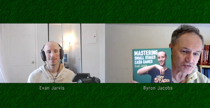 Evan Jarvis, author of Mastering Small Stakes Cash Games,  Interview now live