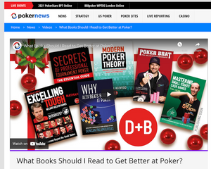 PokerNews 2021 Book recommendation - 'tis all D&B