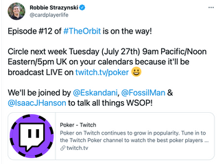 FossilMan to appear on The Orbit - LIVE