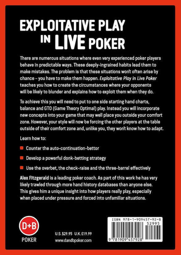 Book - Exploitative Play In Live Poker