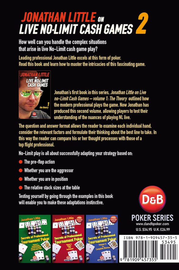 Book - Jonathan Little On Live No-Limit Cash Games, Volume 2
